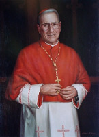 Portrait of
New York Diocese John Cardinal O'Conner<br>30 x 40 inches, oil/canvas