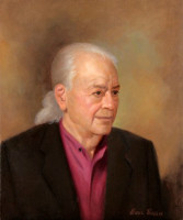 Portrait of Harding Lemay<br>Playwright and Author<br>20 x 24 inches, oil/canvas